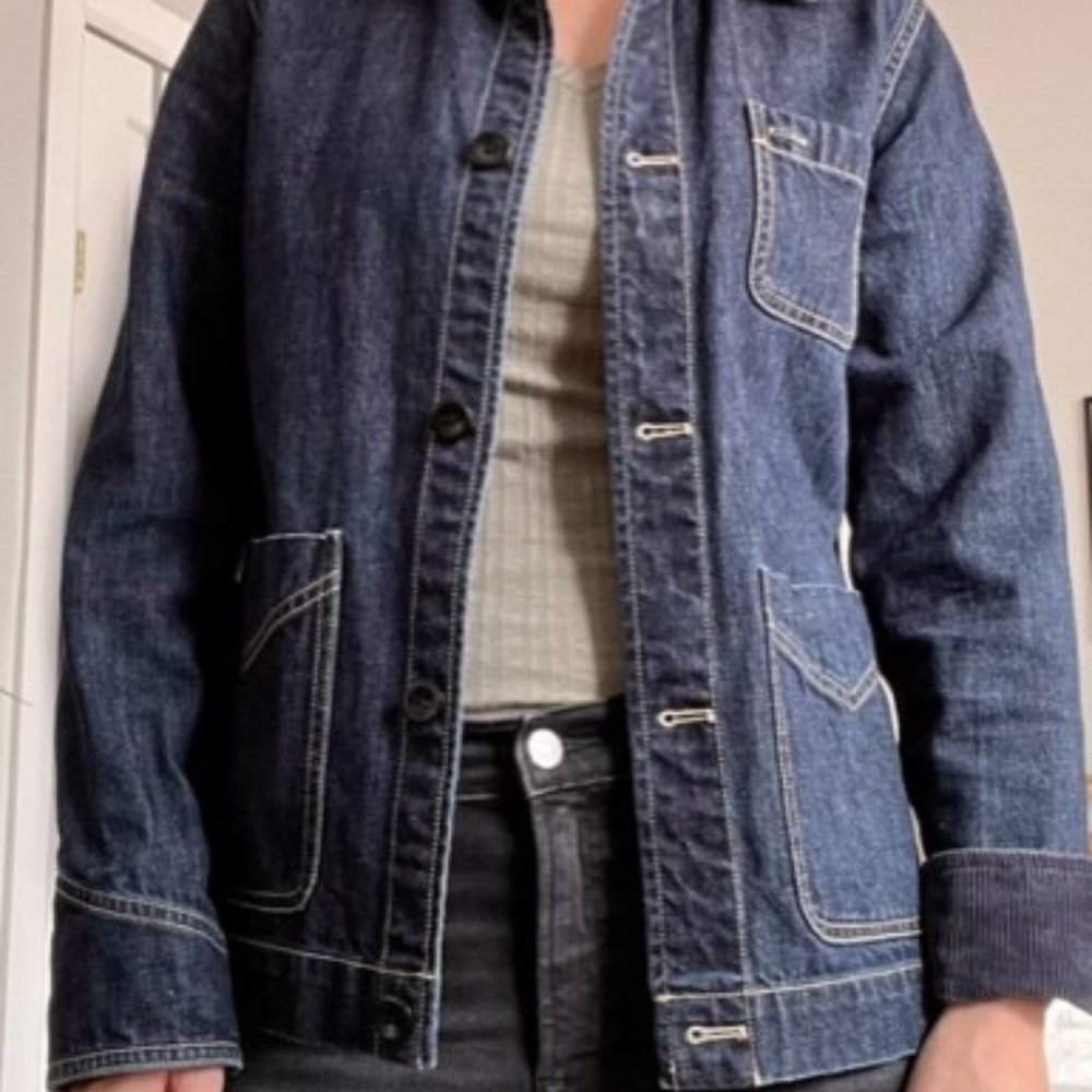 Alex Mill Denim “Work Jacket” In Indigo Denim - Picture 4 of 6